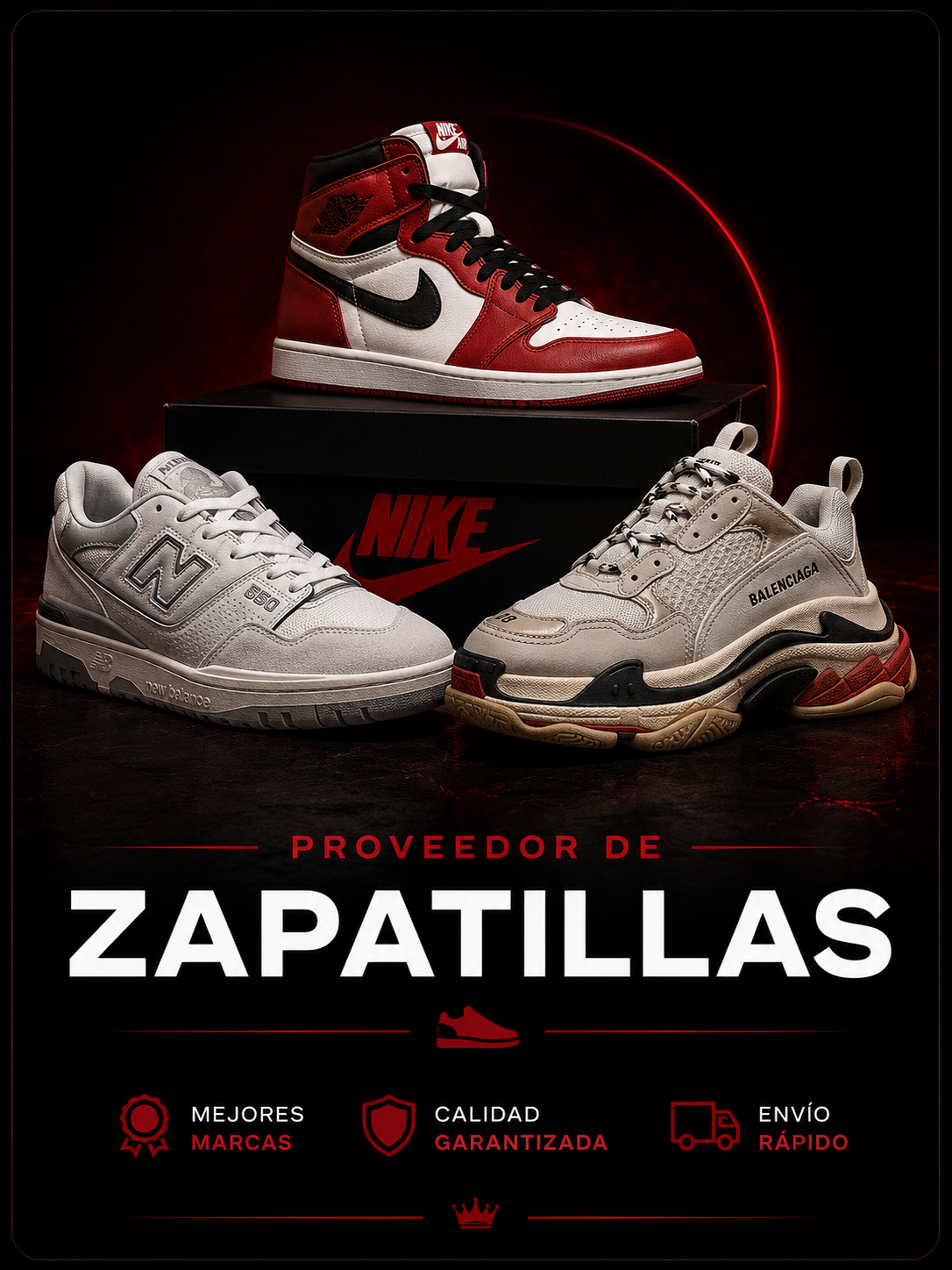 PROVEEDOR DE ZAPATILLAS