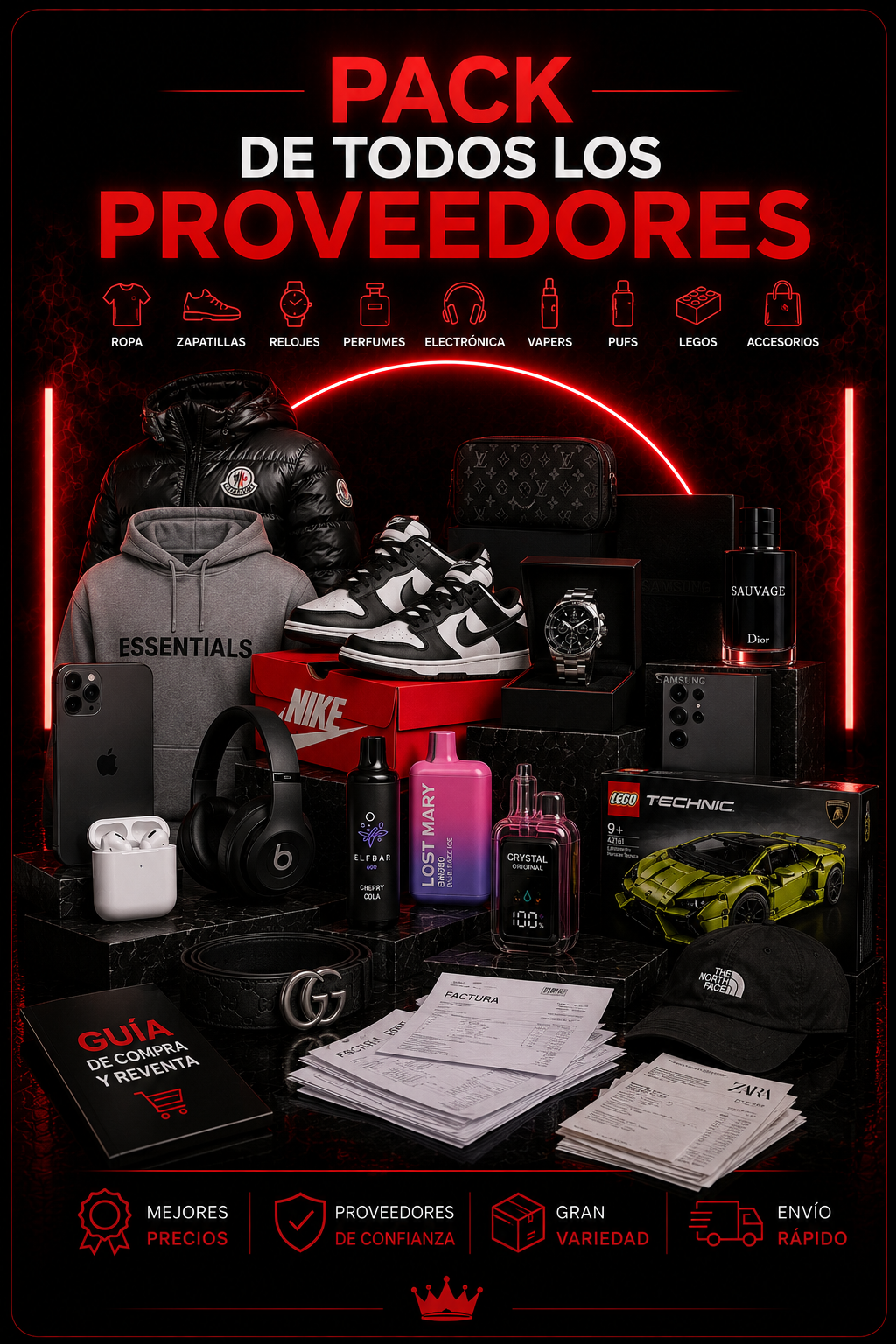 PACK DE TODOS LOS PROVEEDORES
